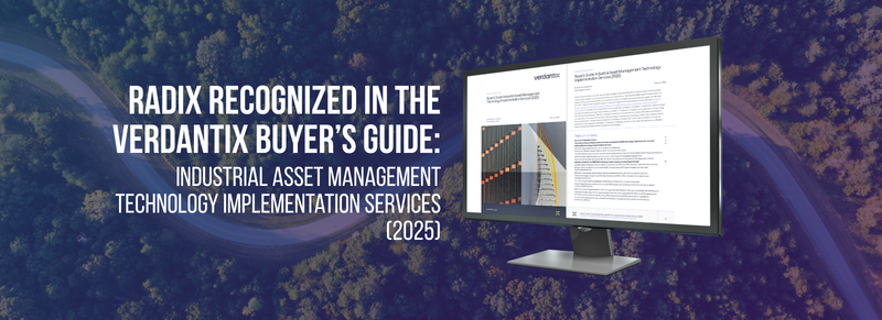 Radix Recognized in the Verdantix Buyers Guide. Download Your Copy Today